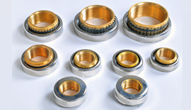 Brass CPVC Female Inserts with Steel Cap